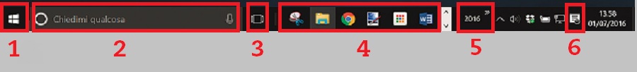 windows 10 barra